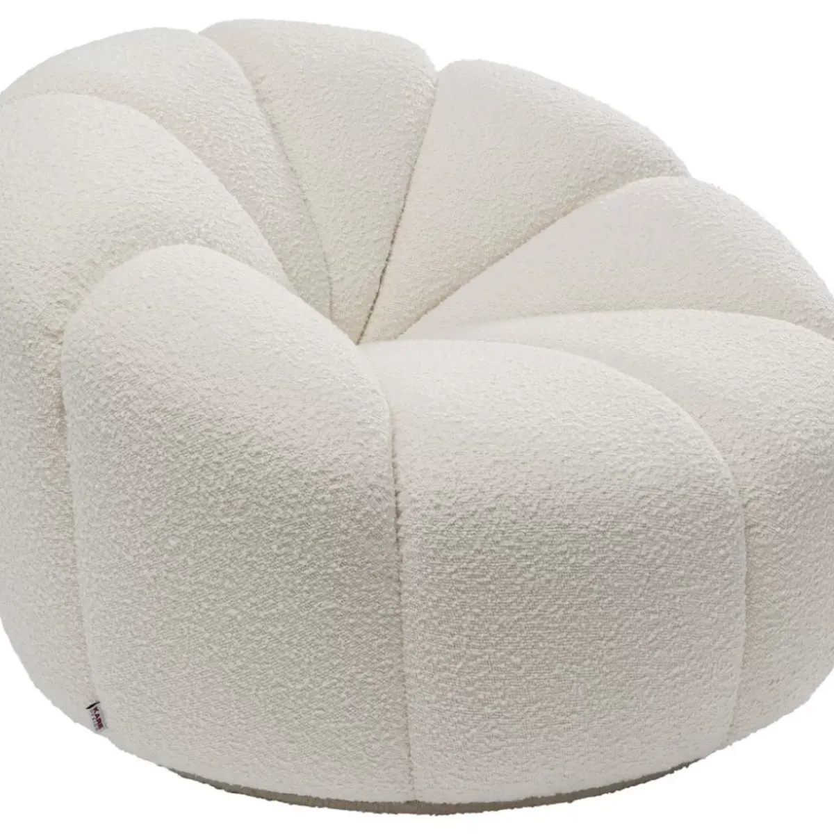 KARE Design Drehsessel Peppo Lounge Weis- Sessel