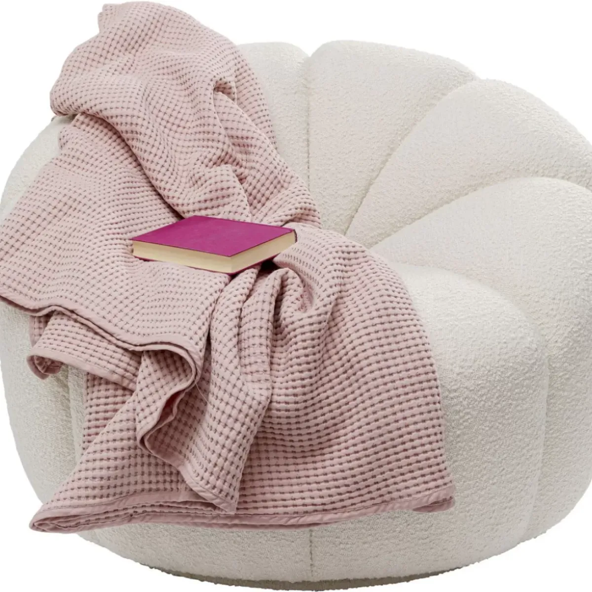 KARE Design Drehsessel Peppo Lounge Weis- Sessel