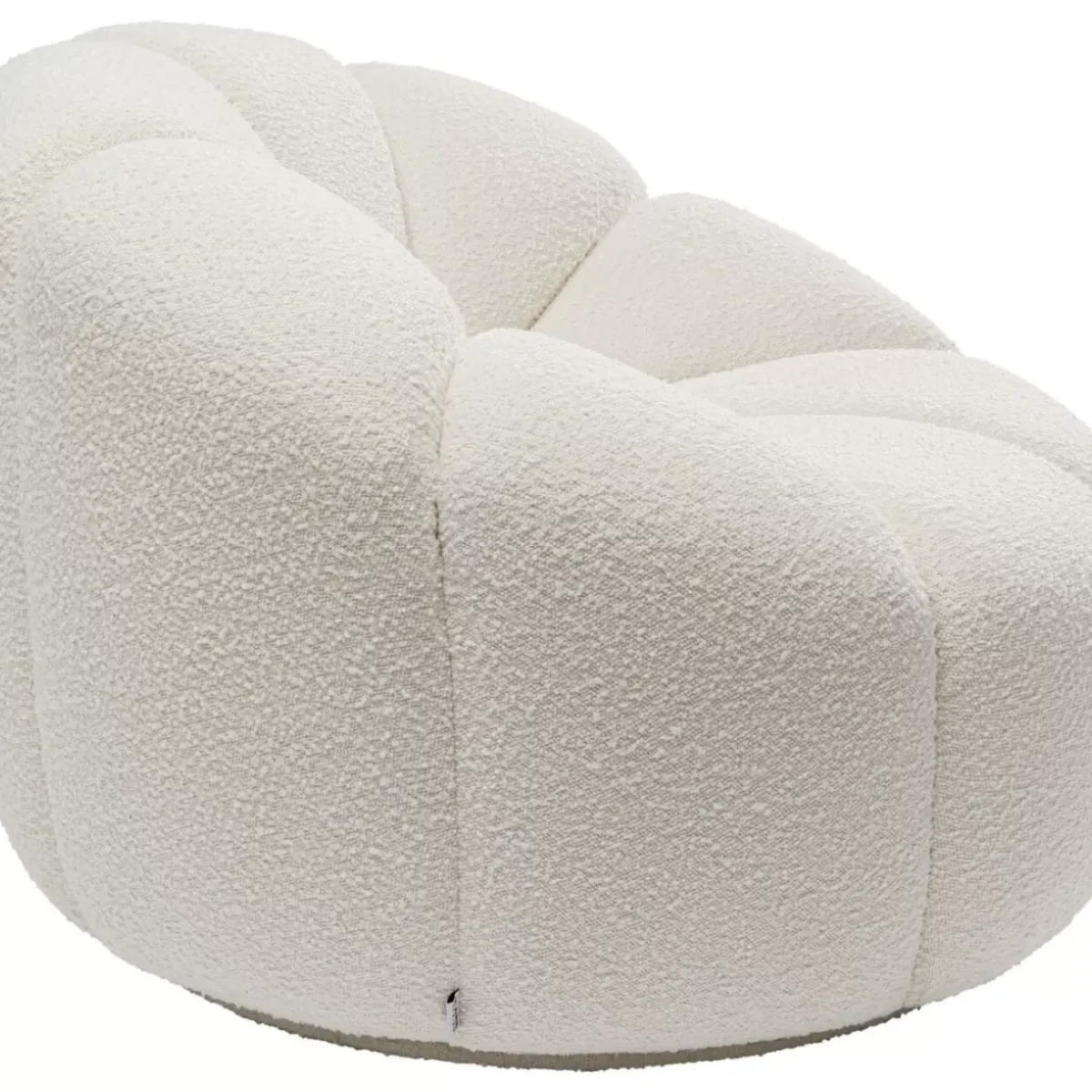 KARE Design Drehsessel Peppo Lounge Weis- Sessel