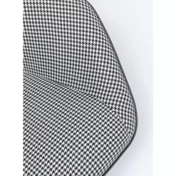KARE Design Drehsessel Toledo Schwarz Weiss- Sessel