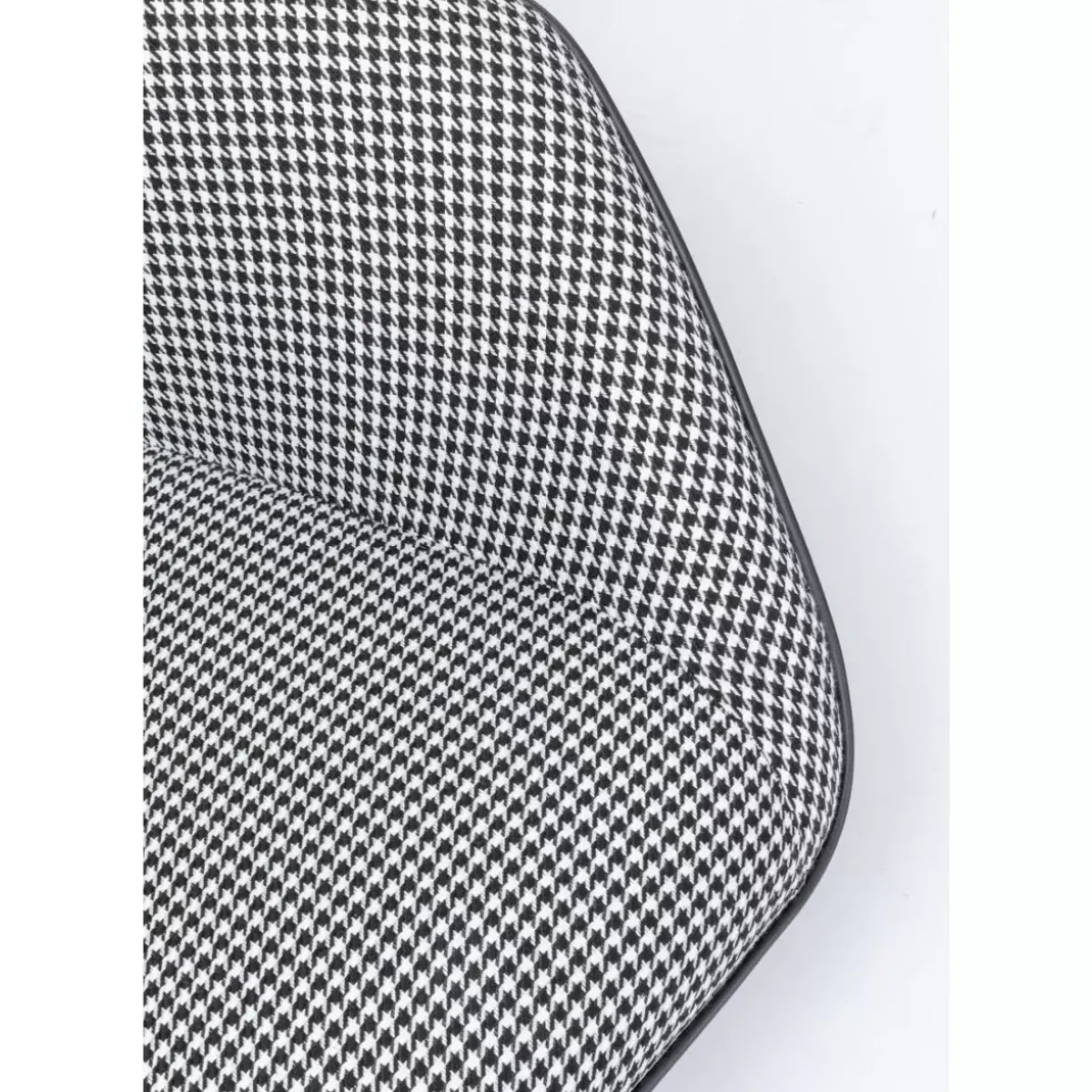 KARE Design Drehsessel Toledo Schwarz Weiss- Sessel