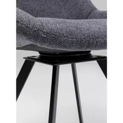 KARE Design Drehstuhl Baron Grau- Stühle