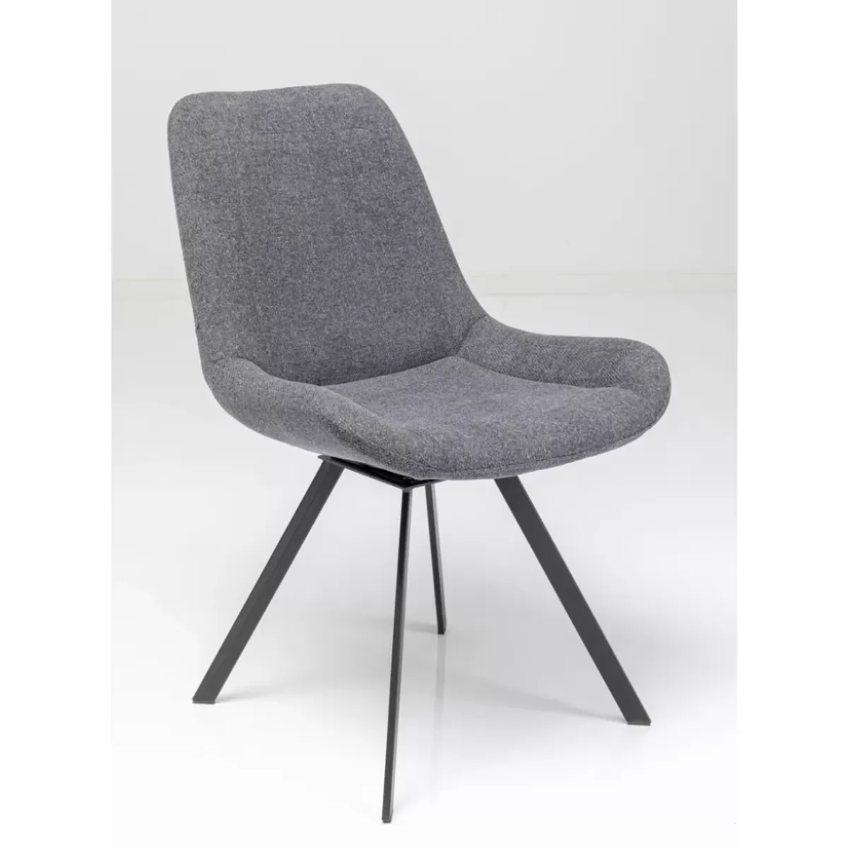 KARE Design Drehstuhl Baron Grau- Stühle