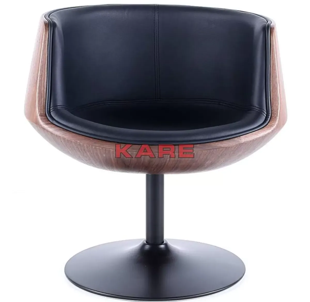 KARE Design Drehstuhl Club Walnut- Stühle