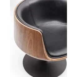 KARE Design Drehstuhl Club Walnut- Stühle