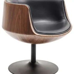KARE Design Drehstuhl Club Walnut- Stühle