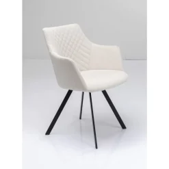 KARE Design Drehstuhl Coco Creme- Stühle