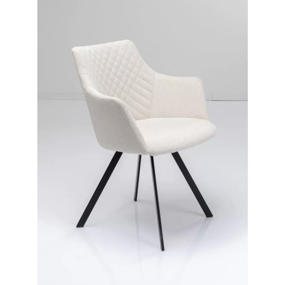 KARE Design Drehstuhl Coco Creme- Stühle