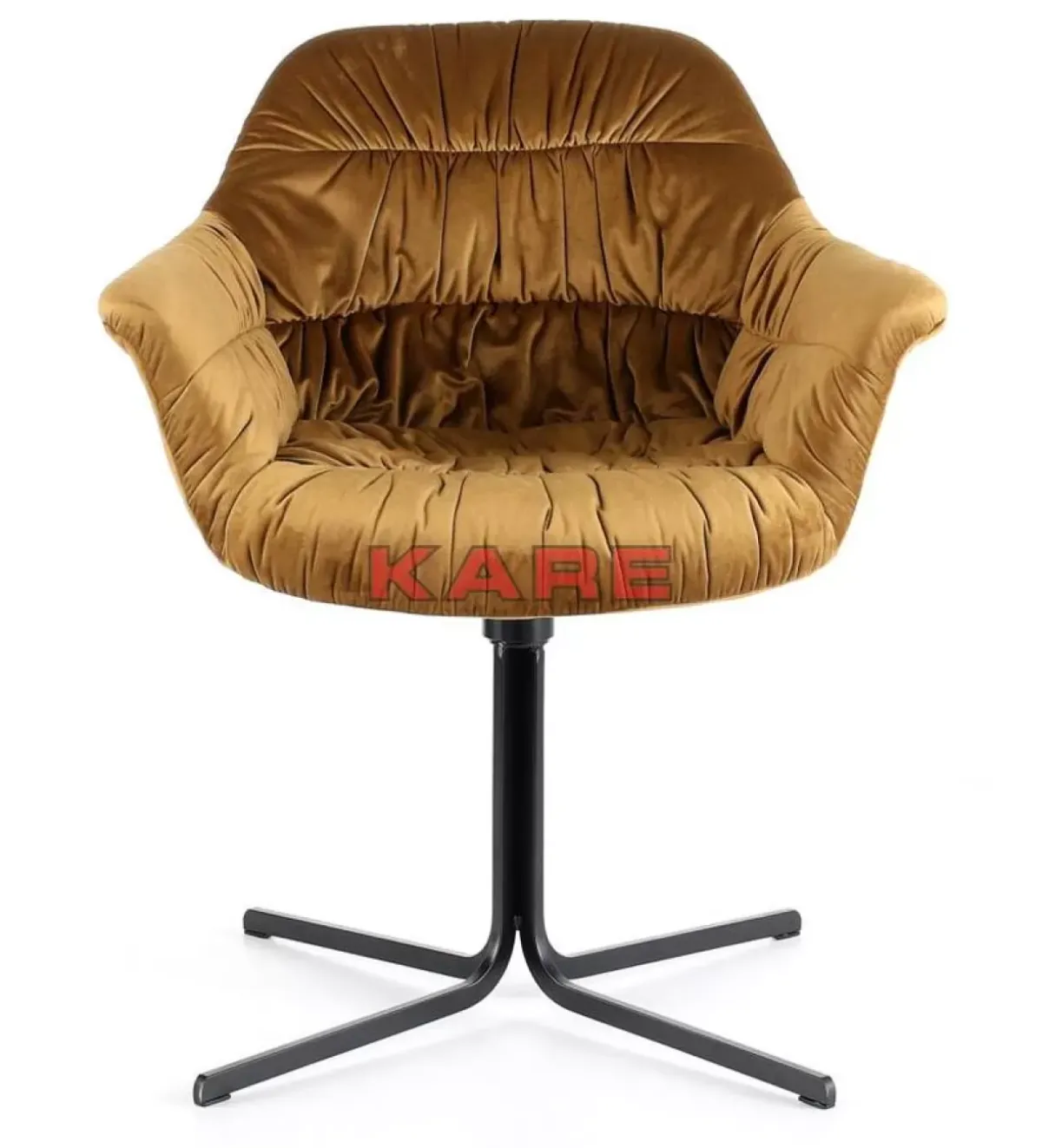 KARE Design Drehstuhl Colmar Gelb- Stühle