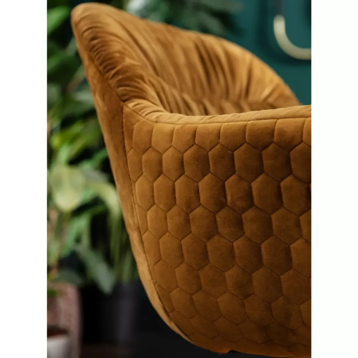 KARE Design Drehstuhl Colmar Gelb- Stühle