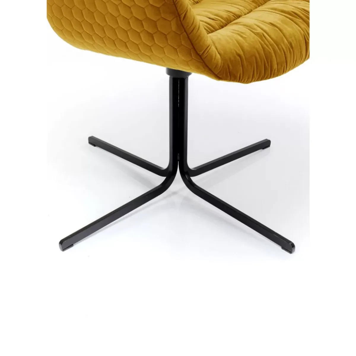 KARE Design Drehstuhl Colmar Gelb- Stühle