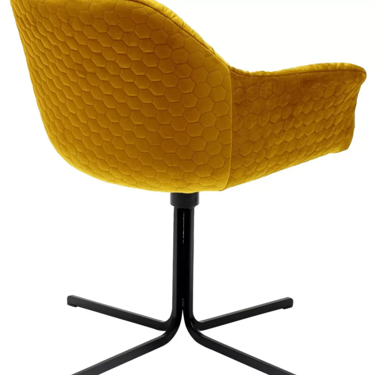KARE Design Drehstuhl Colmar Gelb- Stühle