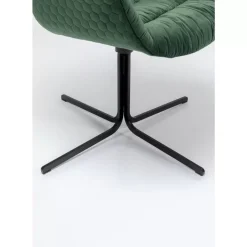 KARE Design Drehstuhl Colmar Grun- Stühle
