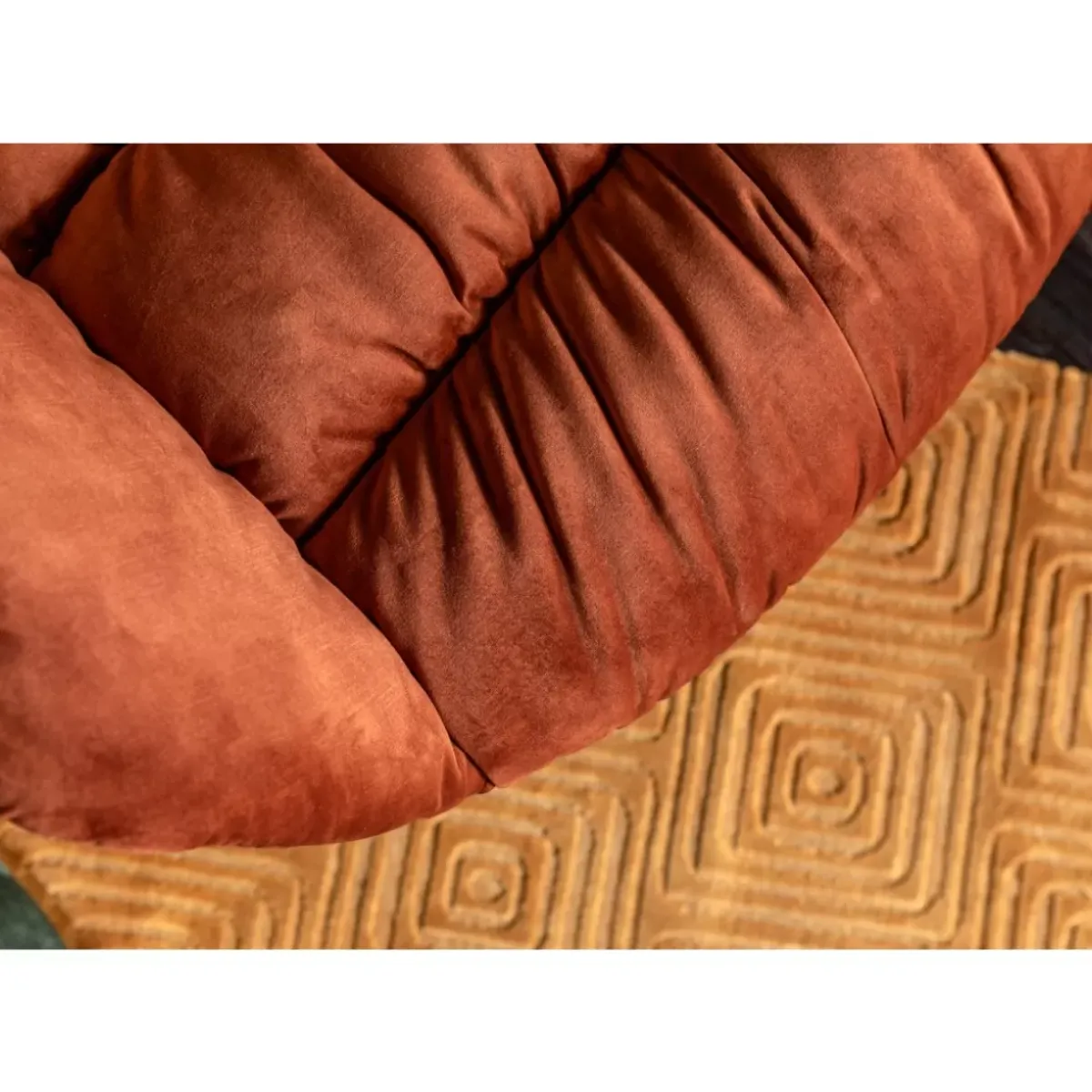 KARE Design Drehstuhl Colmar Rostrot- Stühle