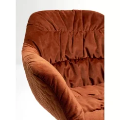 KARE Design Drehstuhl Colmar Rostrot- Stühle