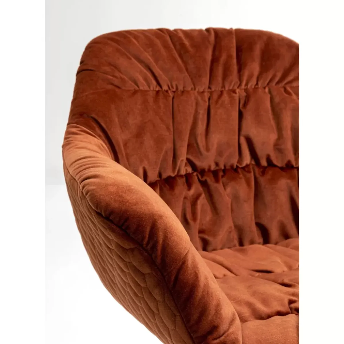 KARE Design Drehstuhl Colmar Rostrot- Stühle