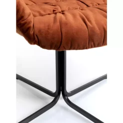 KARE Design Drehstuhl Colmar Rostrot- Stühle