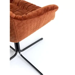 KARE Design Drehstuhl Colmar Rostrot- Stühle