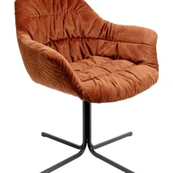 KARE Design Drehstuhl Colmar Rostrot- Stühle