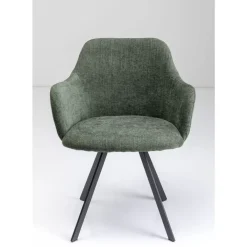 KARE Design Drehstuhl Lady Loco Coco Grun- Stühle