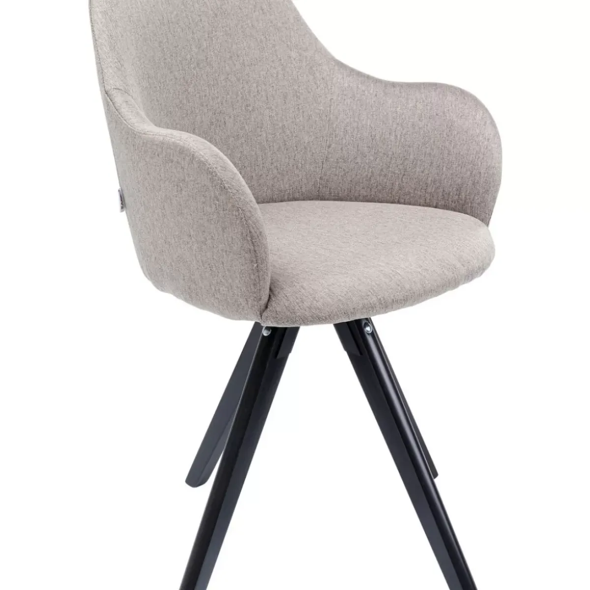 KARE Design Drehstuhl Lady Loco Taupe- Stühle