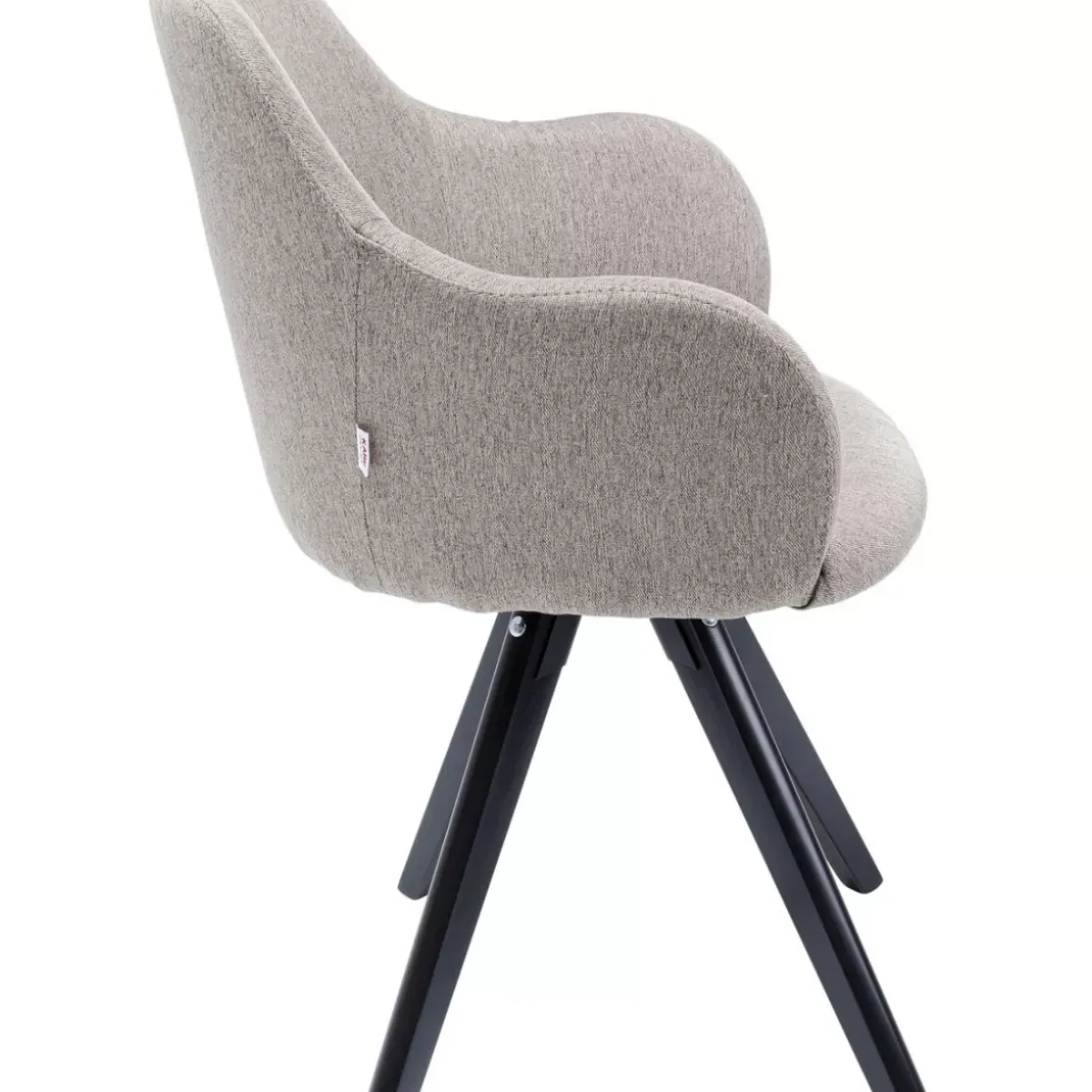 KARE Design Drehstuhl Lady Loco Taupe- Stühle