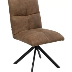 KARE Design Drehstuhl Toronto Braun- Stühle