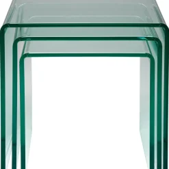 KARE Design Dreisatztisch Clear Club- Tische