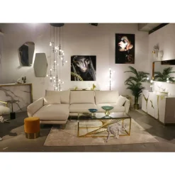 KARE Design Ecksofa Amalfi Links Creme 275Cm- Sofas & Couches