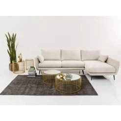 KARE Design Ecksofa Amalfi Rechts Creme 275Cm- Sofas & Couches