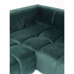 KARE Design Ecksofa Belami Velvet Dunkelgrun Rechts 265Cm- Sofas & Couches