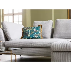 KARE Design Ecksofa Gianni Cord Grau Rechts- Sofas & Couches