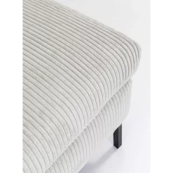 KARE Design Ecksofa Gianni Cord Grau Rechts- Sofas & Couches