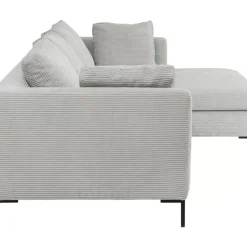 KARE Design Ecksofa Gianni Cord Grau Rechts- Sofas & Couches