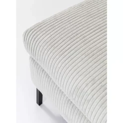 KARE Design Ecksofa Gianni Cord Grau Links- Sofas & Couches