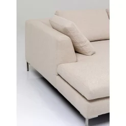 KARE Design Ecksofa Gianni Creme Links- Sofas & Couches