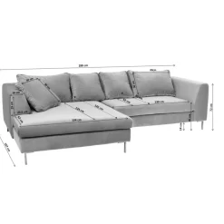 KARE Design Ecksofa Gianni Creme Rechts- Sofas & Couches