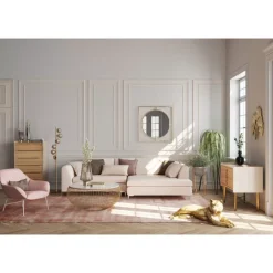 KARE Design Ecksofa Gianni Creme Rechts- Sofas & Couches