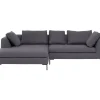 KARE Design Ecksofa Gianni Dolce Dunkelgrau Links- Sofas & Couches