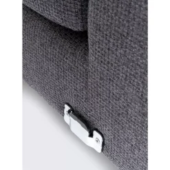 KARE Design Ecksofa Gianni Dolce Dunkelgrau Links- Sofas & Couches