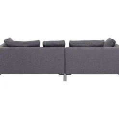 KARE Design Ecksofa Gianni Dolce Dunkelgrau Links- Sofas & Couches