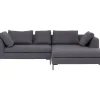 KARE Design Ecksofa Gianni Dolce Dunkelgrau Rechts- Sofas & Couches