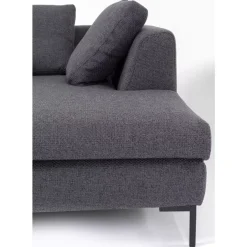 KARE Design Ecksofa Gianni Dolce Dunkelgrau Rechts- Sofas & Couches