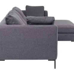 KARE Design Ecksofa Gianni Dolce Dunkelgrau Rechts- Sofas & Couches