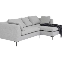 KARE Design Ecksofa Gianni Dolce Hellgrau Rechts- Sofas & Couches