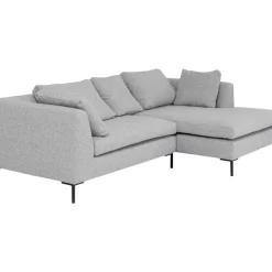 KARE Design Ecksofa Gianni Dolce Hellgrau Rechts- Sofas & Couches