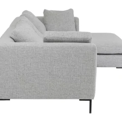 KARE Design Ecksofa Gianni Dolce Hellgrau Rechts- Sofas & Couches