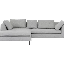 KARE Design Ecksofa Gianni Dolce Hellgrau Links- Sofas & Couches