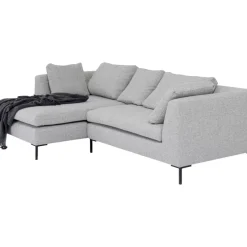 KARE Design Ecksofa Gianni Dolce Hellgrau Links- Sofas & Couches