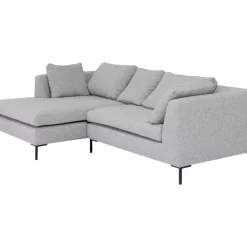 KARE Design Ecksofa Gianni Dolce Hellgrau Links- Sofas & Couches